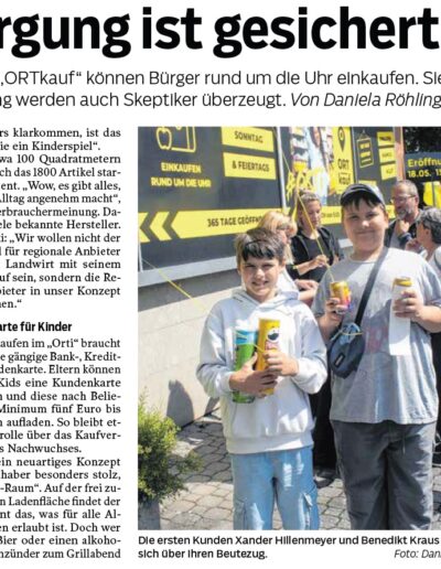 ORTkauf in Honhardt